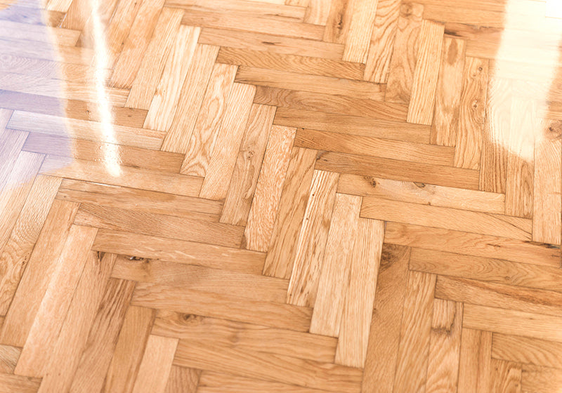 Herringbone Engineered Oak with 2mm Timber Veneer