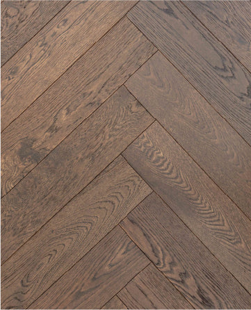 Herringbone Engineered Oak with 4mm Timber Veneer