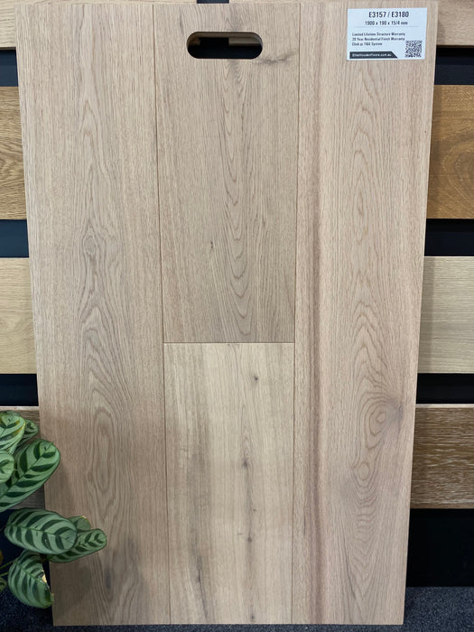 E3157 Premium Straight Board Engineered Oak 15/4mm