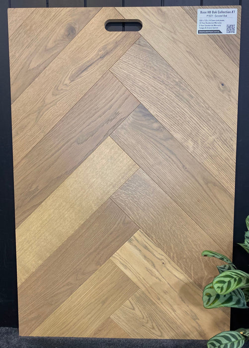 Herringbone Oak Base Collection #7: P1021 - Caramel Oak - Box