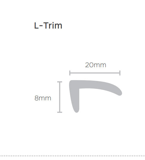 L-Trim (Silver, Black & Champagne)  ( Laminate )